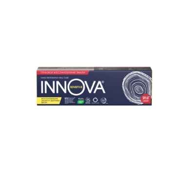 Фото Зубная паста INNOVA ВОССТАНОВЛЕНИЕ ЭМАЛИ И ЗДОРОВЬЕ ДЁСЕН без фтора для чувствительных зубов, 75 мл